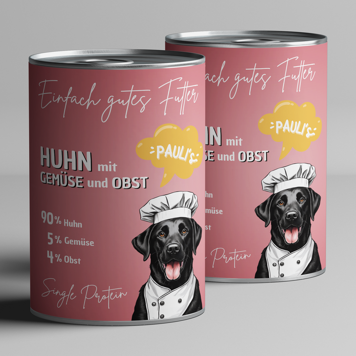 Huhn mit Gemüse und Obst | Singleprotein