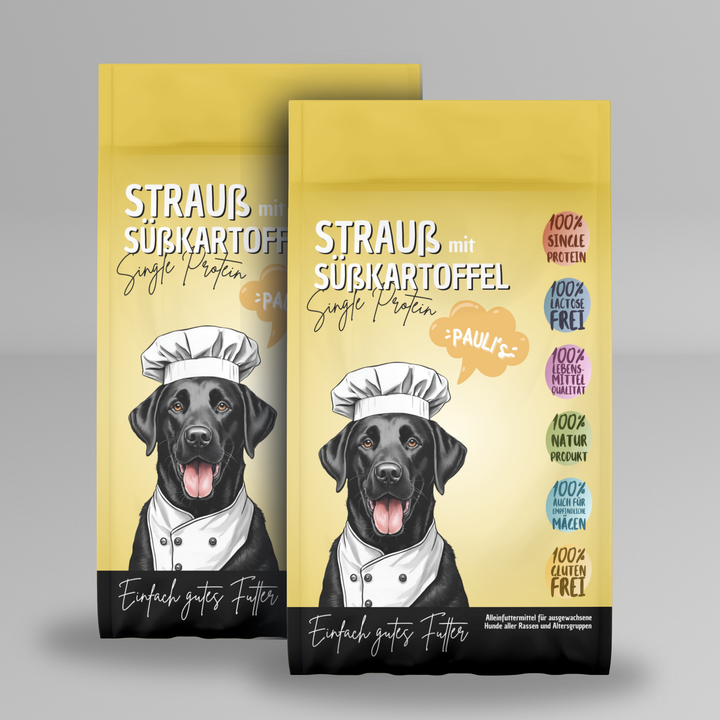Strauß und Süßkartoffel | Singleprotein | Low-Fat
