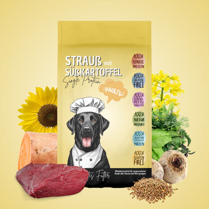 Strauß und Süßkartoffel | Singleprotein | Low-Fat